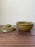 Japanese Ceramic Lithium Porcelain Pot Donabe Cooking Pot Green 800ml Casserole Stew Soup Pot