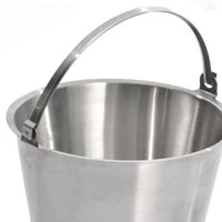 Stainless Steel Bucket With Handle 13.5 lt 2.5 Gallon BUC115