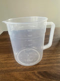 Measuring Jug Plastic With Handle 2 Litre 2000ml NO 521 PP
