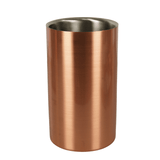 Wine Bucket Cooler Copper Gold Finish Double Insulated Stainless 50235 H 20cm x D 12.5cm