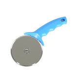 Pizza Cutter Wheel Blue S/Steel Plastic Handle 150mm Blade 100mm Amore