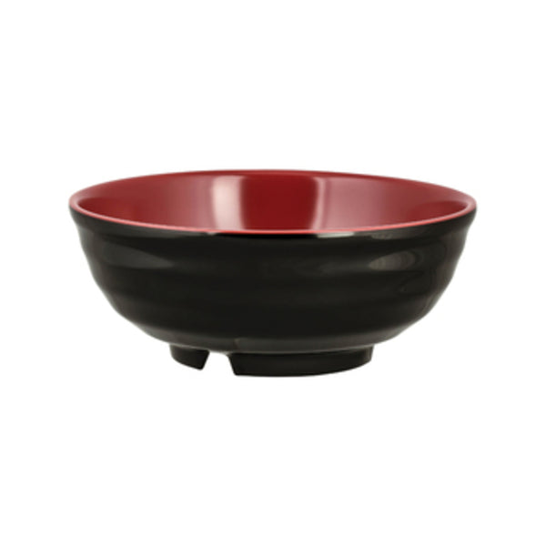 Red and Black Soup Bowls MELAMINE SOUP BOWL 8″ RED & BK MT528DC