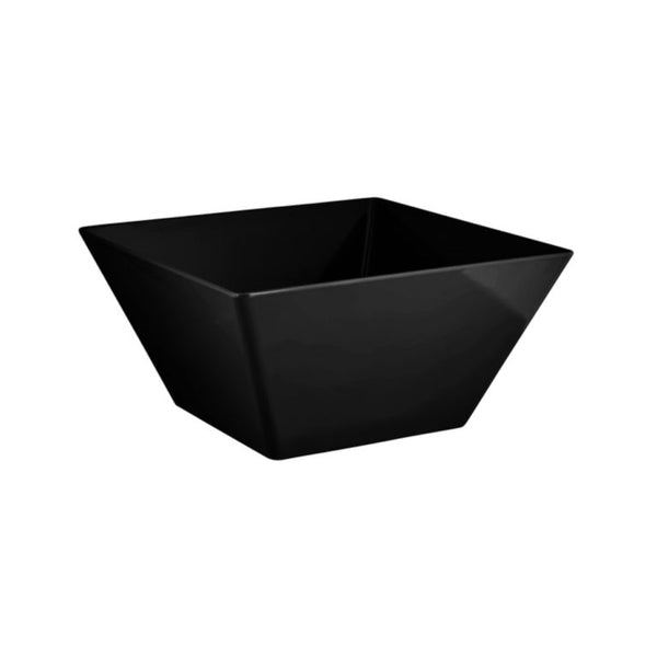 Black Extra Large Deep Square Bowls 300x300x155mm