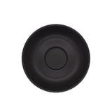 Matt Black Saucer To Suit Tulip Cup 200ml  Box Set of 6 Saucers