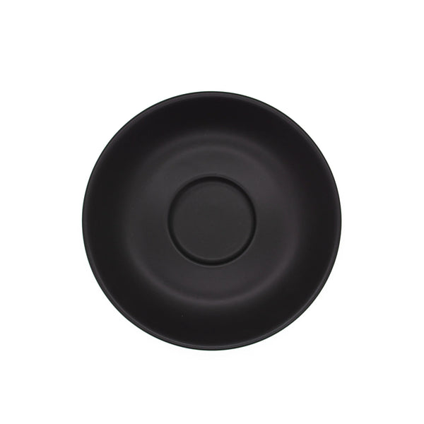 Matt Black Saucer To Suit Tulip Cup 200ml  Box Set of 6 Saucers