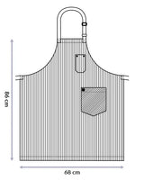 Paris Professional Navy Blue Bib Apron 68 x 86cm PROECA03