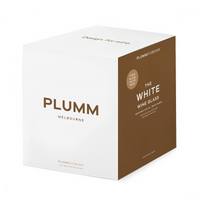 Plumm Everyday The White Glass 370ml Set of 4 PLUP1120W4 Gift Box