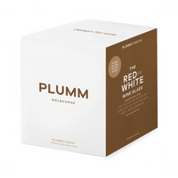 Plumm Everyday The RED or WHITE 463ml Glass Set of 4 PLUV4460RW4 Gift Box