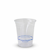 Flat Lid 92mm Fits 15oz RPET Weights and Measures RPET Clear Cup