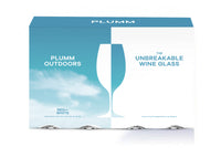 Plumm Outdoors RED or WHITE 463ml Set of 4 Polycarbonate Glasses PLUO6660RW Gift Box
