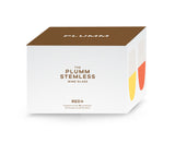 Plumm Stemless RED+ 610ml Set of 4 Glasses Gift Box PLUTPG5510-4