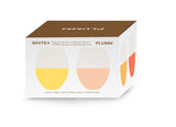 Plumm Stemless WHITE+ 398ml Set of 4 Glasses Gift Box PLUTPG5520-4