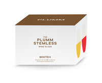 Plumm Stemless WHITE+ 398ml Set of 4 Glasses Gift Box PLUTPG5520-4