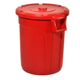 Garbage Bag Orange 80 Litre Rolls  91 x 77cm Box 250 Bags 25-27 UM