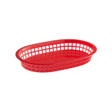 Food Service Bread  Basket Oval Red 27cm