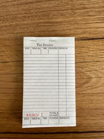 Medium duplicate docket book takeaway