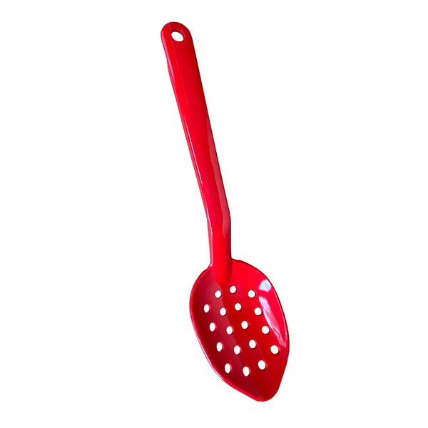 red polcarb strong spoon 28cm slotted 