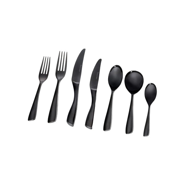 Soho Onyx 56pc Cutlery Set Titanium Coated 18/10 Stainless Steel SR50423