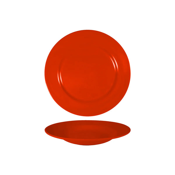 Red Round Soup Plate 230x35mm