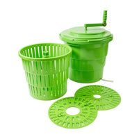 large green 20 litre salad and fruit spinner
