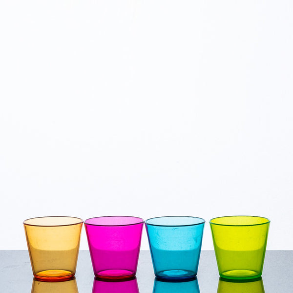 coloured polycarbonate 30ml shot drink shot glass