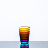 coloured polycarbonate 30ml shot drink shot glass