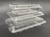 Sushi Container Plastic 4 Pce Handroll With Hinged Lid Takeaway Pack 100 Containers