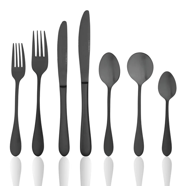 Soho Ink Cutlery Set 56pc