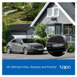 Security Camera KIt Wall Mount Tapo 4K Solar Powered Pan Tilt Tapo C660 KIT