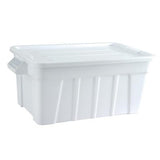 tote box white and lid 53 litre