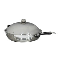 Induction Compatible Wok Pan With Handle 14" 36cm Woodson