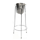 Wine Bucket Stands Stainless Steel Chrome Freestanding 3 Footed Stand