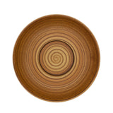 Set of 6 Wood Grain Bowl Cappuccino Saucer incafe