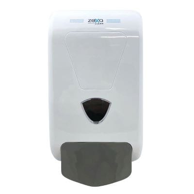 Zexa Clean Dispenser White Plastic Wall Mount With Window 9500