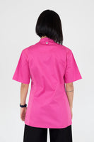 Alex Zipper Chef Jacket Pink