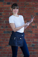 Archie Utility Cotton Denim Pouch Blue Waist Apron 5 Pocket AC-POUCH01AC