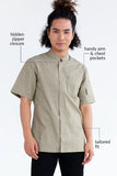 Arli Latte Shirt Poly Cotton