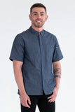 Arli Navy Blue Shirt Hospitality Uniform Poly Cotton CODE-ARLISHIRT