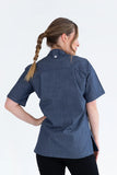 Arli Navy Blue Shirt Hospitality Uniform Poly Cotton CODE-ARLISHIRT