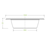 Biopak 390ml / 12oz White Plant Fibre BioBowl B-BL-12 x 1,000 Bowls