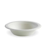 Biopak 390ml / 12oz White Plant Fibre BioBowl B-BL-12 x 1,000 Bowls