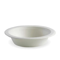 Biopak 470ml / 16oz White Plant Fibre BioBowl B-BL-16 x 1,000 Bowls