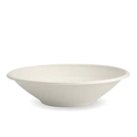 Biopak 800ml / 24oz White Plant Fibre BioBowl B-BL-24 x 400 Bowl