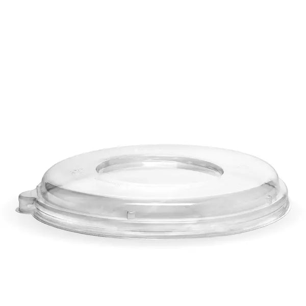 Biopak 800-1,420ml / 24-48oz PLA Plant Fibre BioBowl Lid B-BLL-PLA(D) x 400 Lids