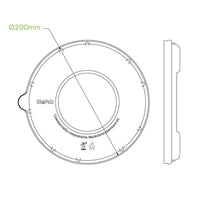 Biopak 800-1,420ml / 24-48oz PLA Plant Fibre BioBowl Lid B-BLL-PLA(D) x 400 Lids