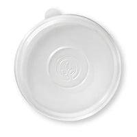 Biopak 800-1,420ml / 24-48oz Clear PP BioBowl Lid B-BLL-PP x 400 Lids