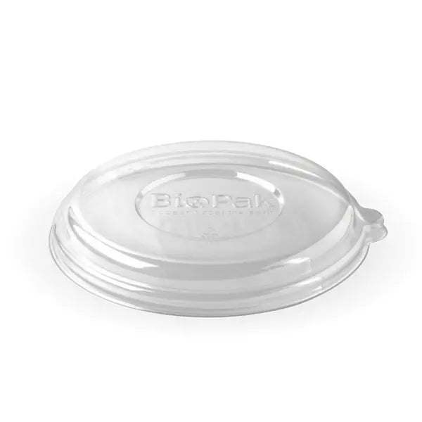 Biopak 800-1,420ml / 24-48oz Clear RPET BioBowl Lid B-BLL-RPET(D)x 400 Lids