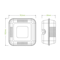 Biopak 15x15x8cm Natural Plant Fibre Clamshell B-HL-66-N x 500 Clamshell