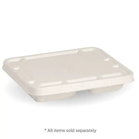 Biopak 3-Compartment White Plant Fibre Takeaway Base B-LB-3C-W x 500 Takeaways