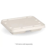 Biopak 3-Compartment White Plant Fibre Takeaway Base B-LB-3C-W x 500 Takeaways